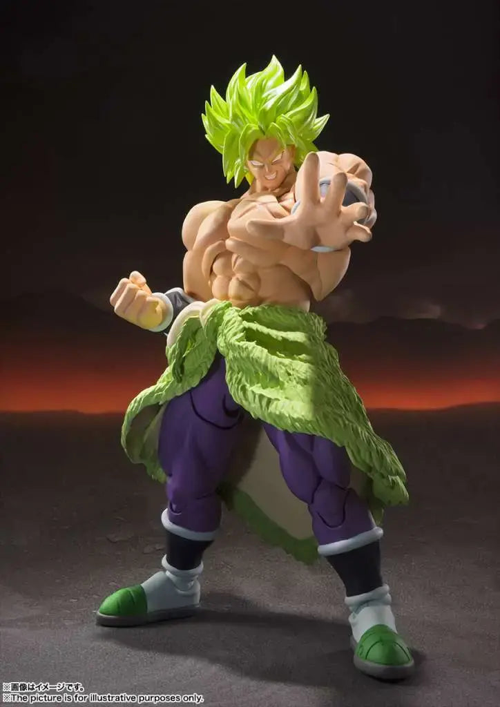 Broly Super Saiyan Légendaire SH Figuarts pose iconique film 2018 Bandai
