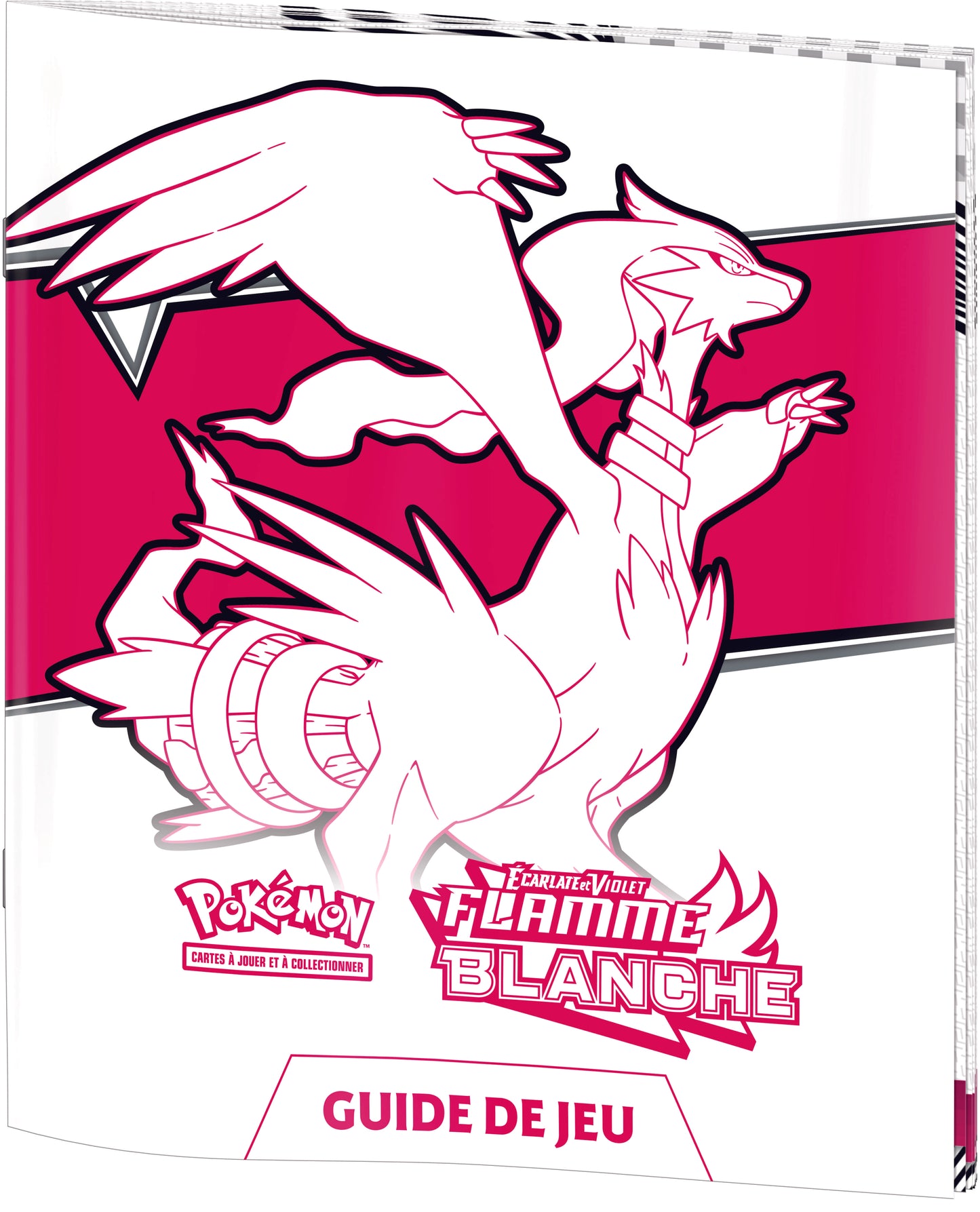 Coffret Pokémon JCC Dresseur d'Élite EV 10.5 Flamme Blanche version française - Guide de jeu