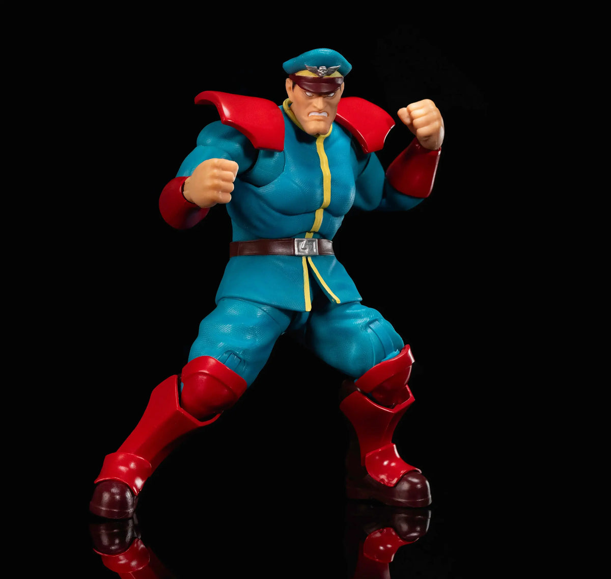 Figurine M. Bison Player 2 Street Fighter 2 - Détails des accessoires et têtes interchangeables