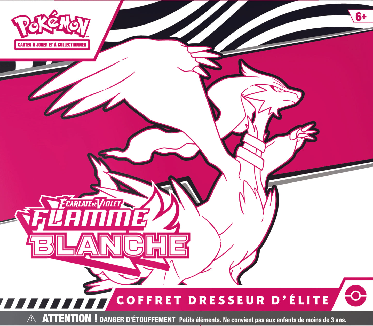 Coffret Dresseur d'Élite Pokémon Écarlate et Violet Flamme Blanche
