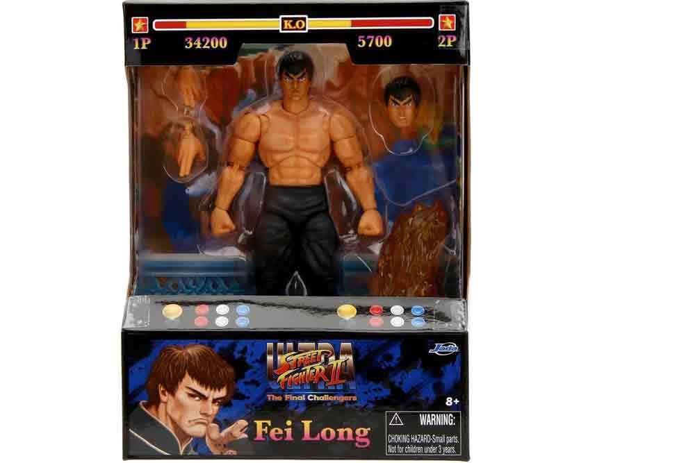 Figurine Street Fighter 2 Fei-Long - de luxe action figure scale 1:12 - Jada Toys