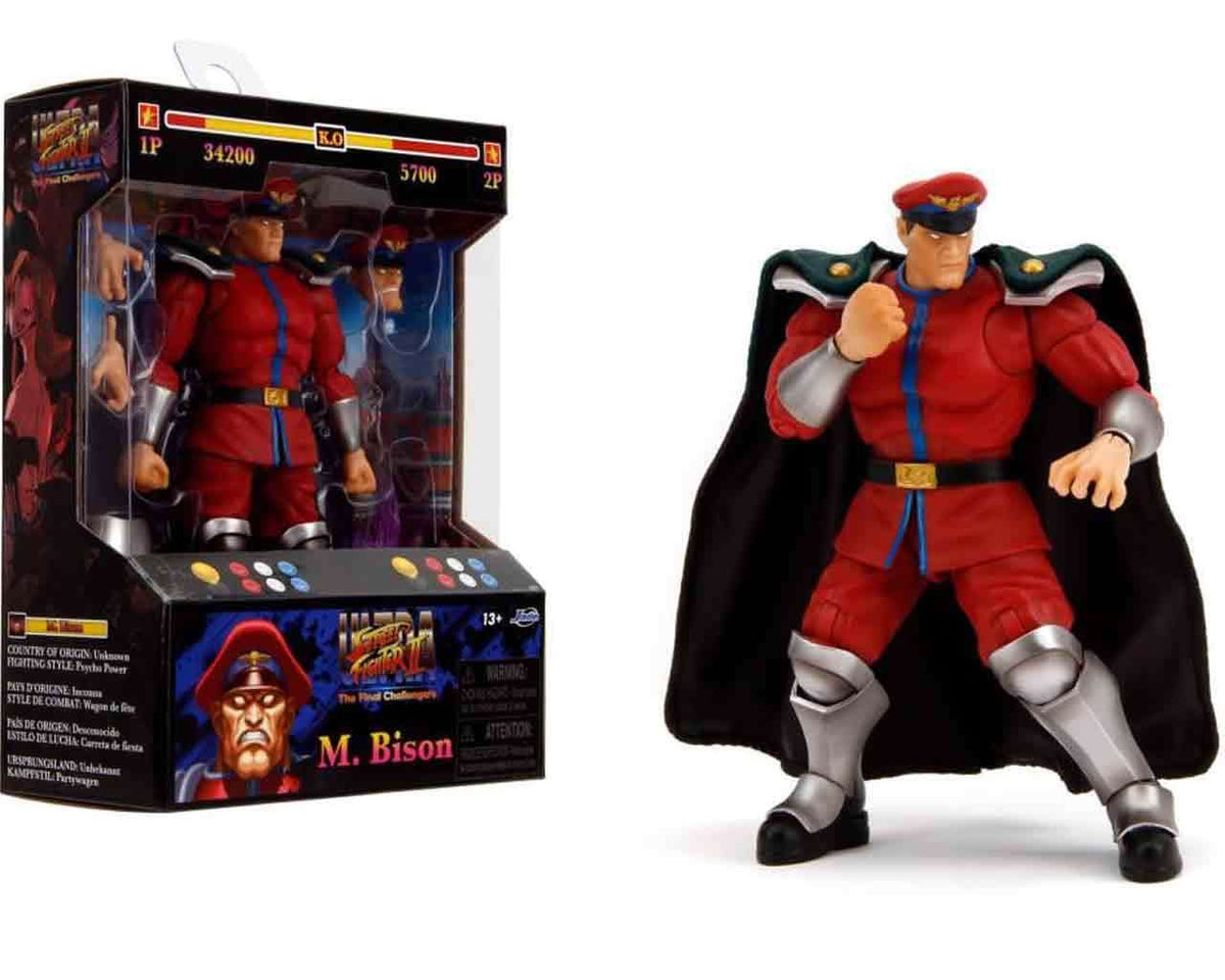 Figurine Street Fighter 2 M. Bison - de luxe action figure scale 1:12 - Jada Toys