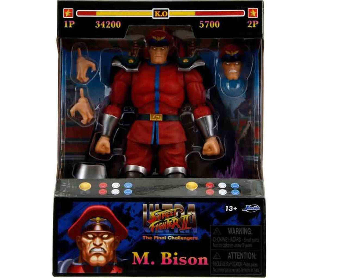 Figurine Street Fighter 2 M. Bison - de luxe action figure scale 1:12 - Jada Toys