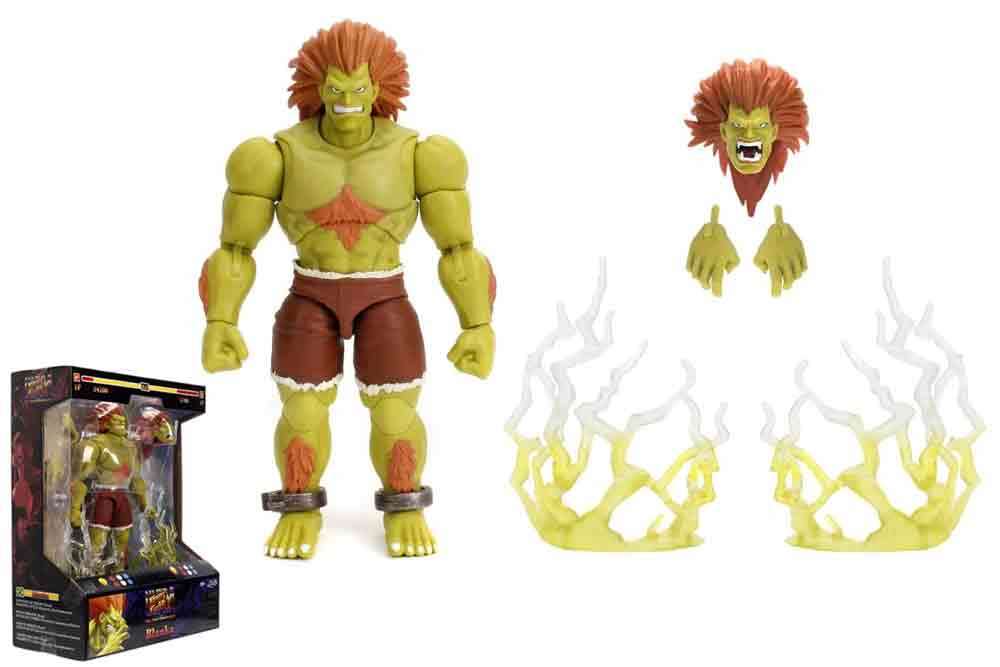 Figurine Street Fighter 2 Blanka - de luxe action figure scale 1:12 - Jada Toys