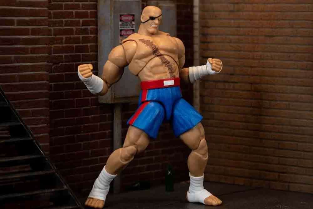 Figurine Street Fighter 2 Sagat - de luxe action figure scale 1:12 - Jada Toys