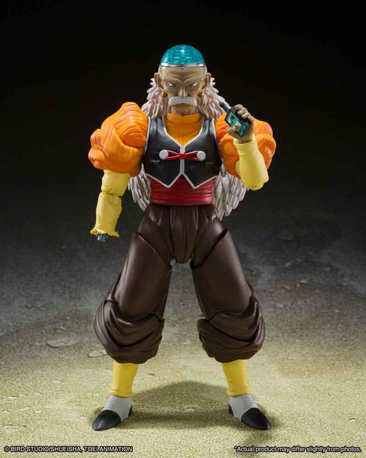 Figurine Android 20 Dr. Gero S.H.Figuarts Bandai - vue face position debout Dragon Ball Z