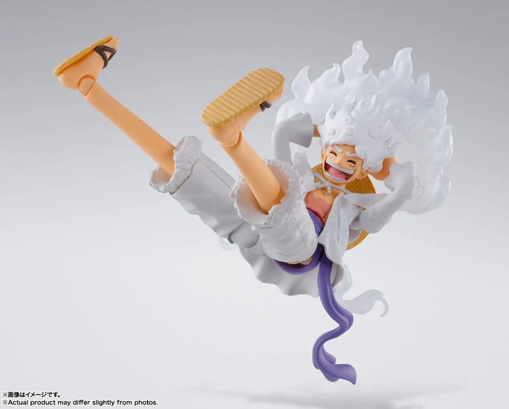Figurine Luffy Gear 5 pose combat One Piece collection