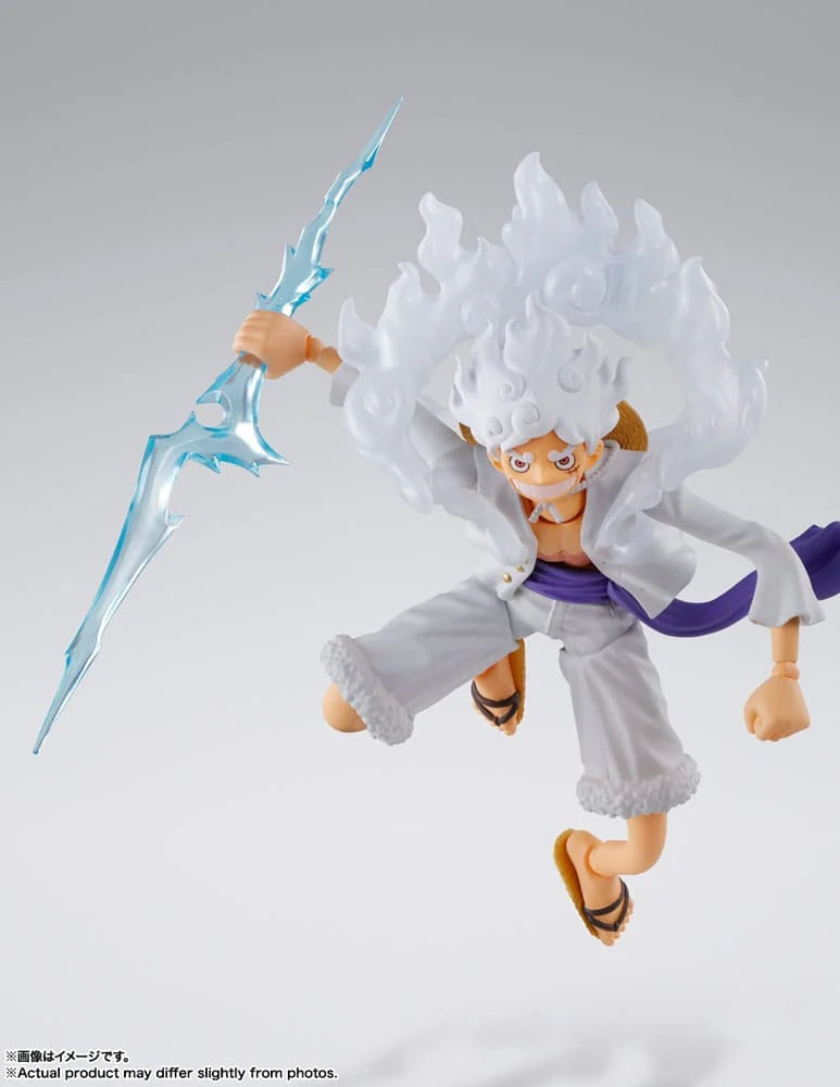 Figurine Luffy Gear 5 emballage officiel Tamashii Nations