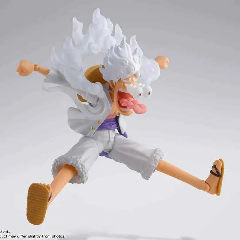 Figurine Luffy Gear 5 S.H.Figuarts Bandai - vue arrière détails One Piece