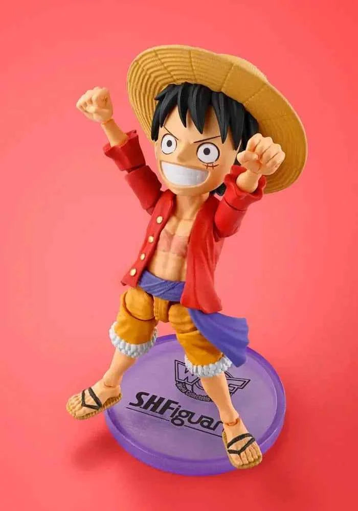 Figurine Luffy World Collectable Figure S.H.Figuarts Bandai - Mains levées One Piece