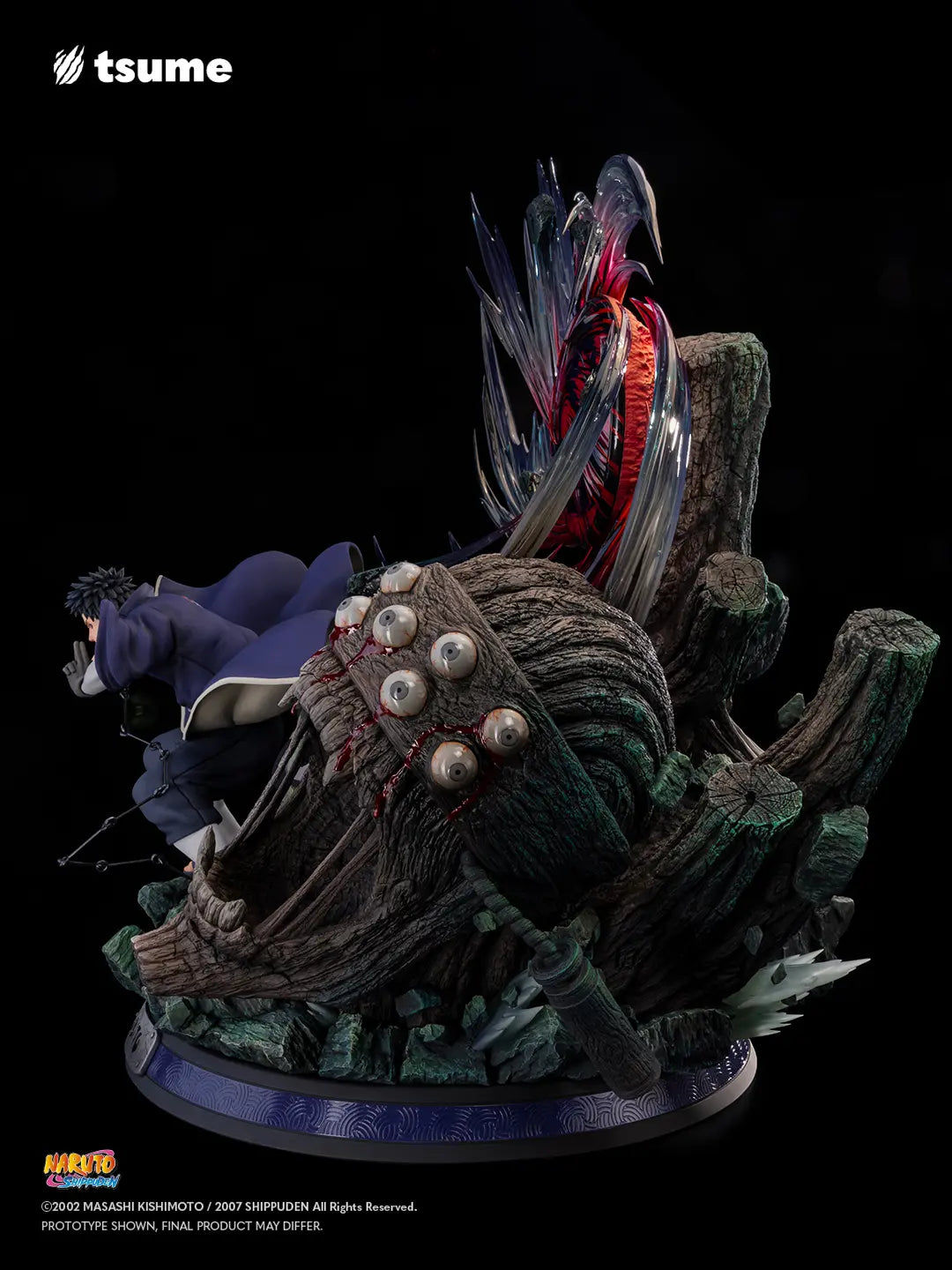 Statue Tsume Obito Uchiha Ultra HQS détails sculpture Gedo Mazo créature invoquée résine 1/6