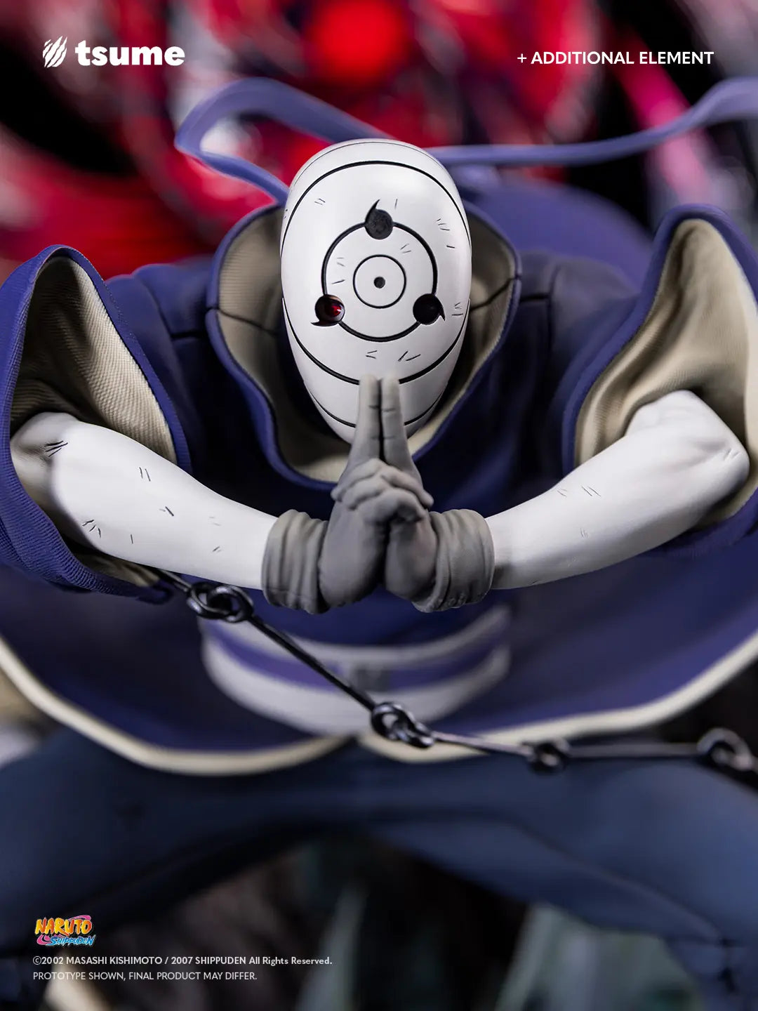 Statue Tsume Obito Uchiha Ultra HQS buste alternatif masque Madara résine premium 1/6