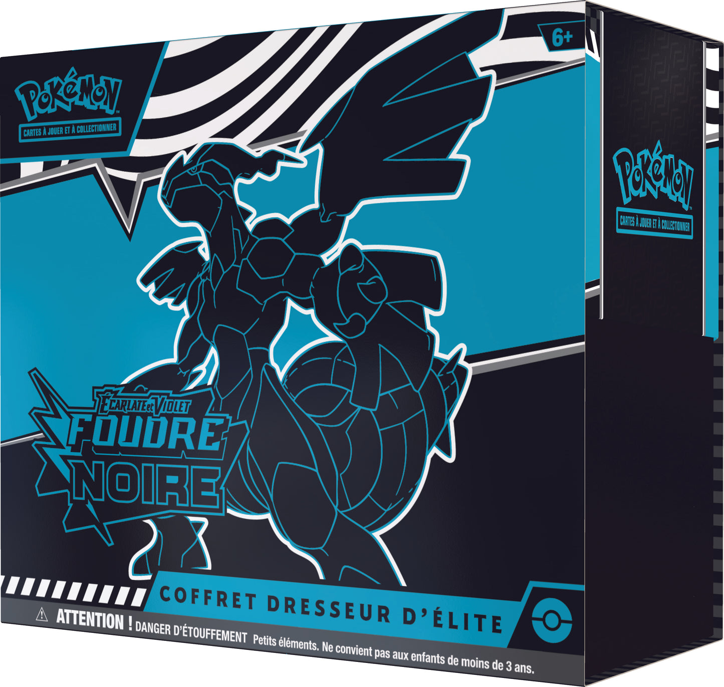 Coffret Dresseur d'Élite Pokémon Foudre Noire - Vue latérale