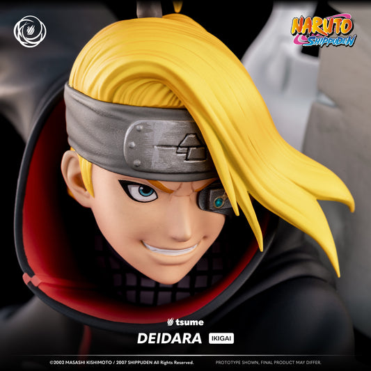 Statue collector Tsume Deidara Ikigai gros plan visage sculpture premium 1/6