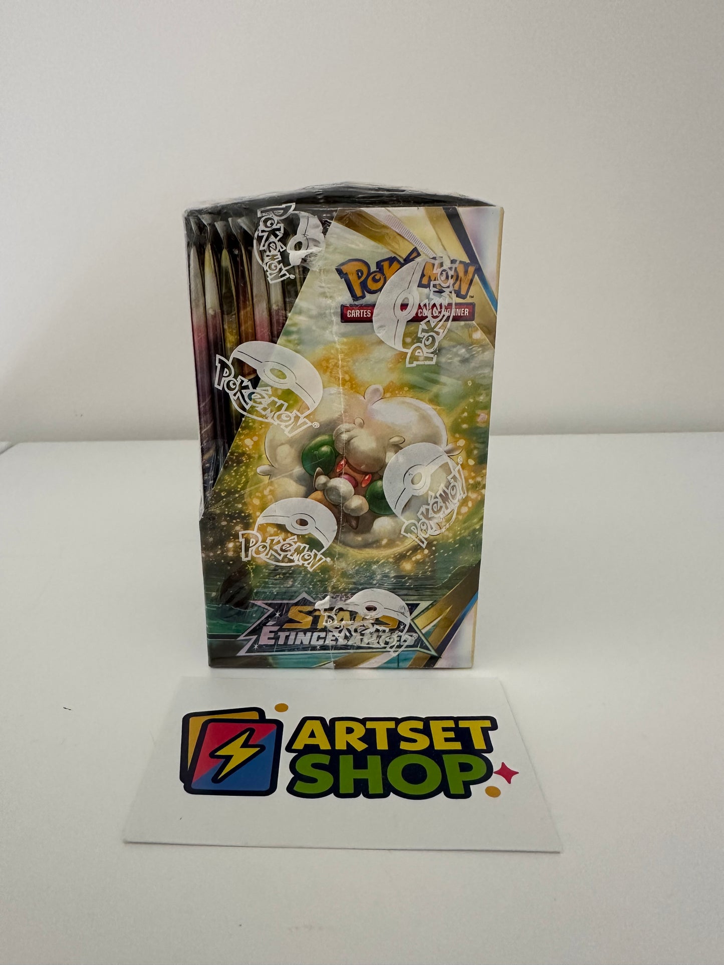Display Pokémon Stars Étincelantes EB9 - Vue latérale du packaging scellé