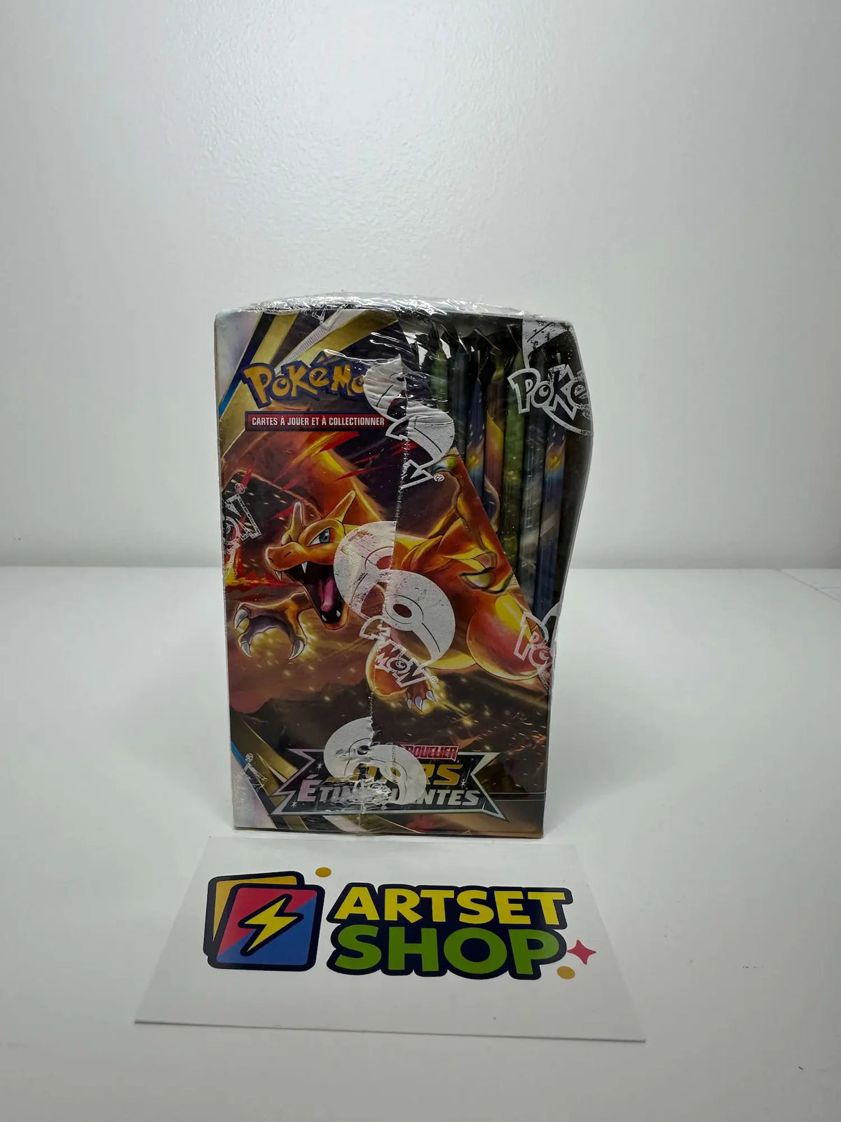 Display Pokémon Stars Étincelantes EB9 vintage - vue latérale