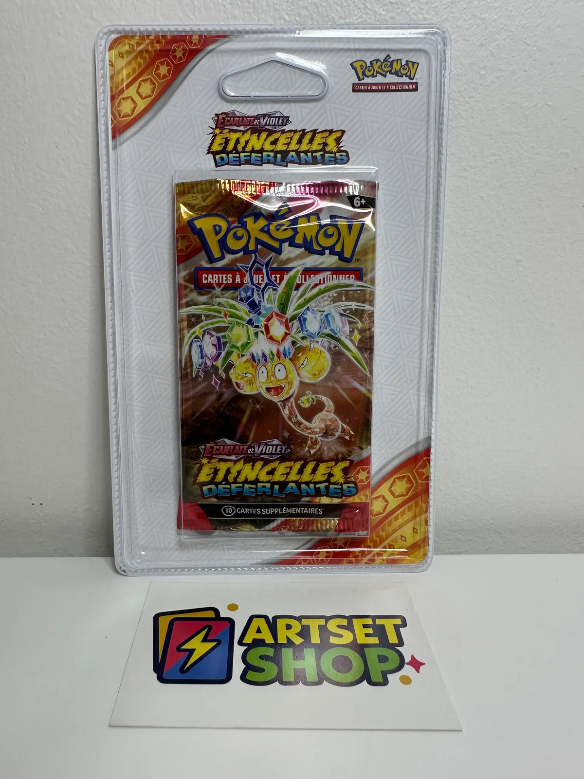 Détail Boosters Blister Pokémon EV8 Étincelles Déferlantes - Collection Écarlate et Violet français - Noadkoko