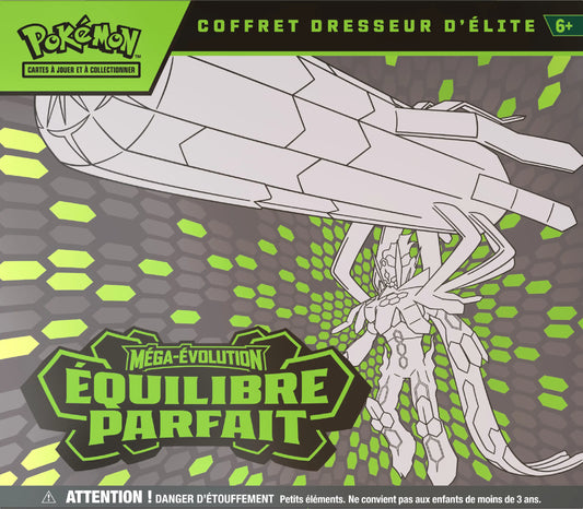Coffret Dresseur d'Élite Pokemon ME03 Méga-Evolution Équilibre Parfait – Face avant ETB français TCG