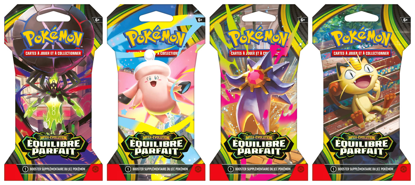 Blister booster Pokemon ME03 Méga-Évolution Équilibre Parfait FRANCAIS