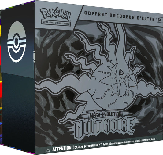 Coffret Dresseur d'Élite Pokémon ME05 Méga-Évolution Nuit Noire - français