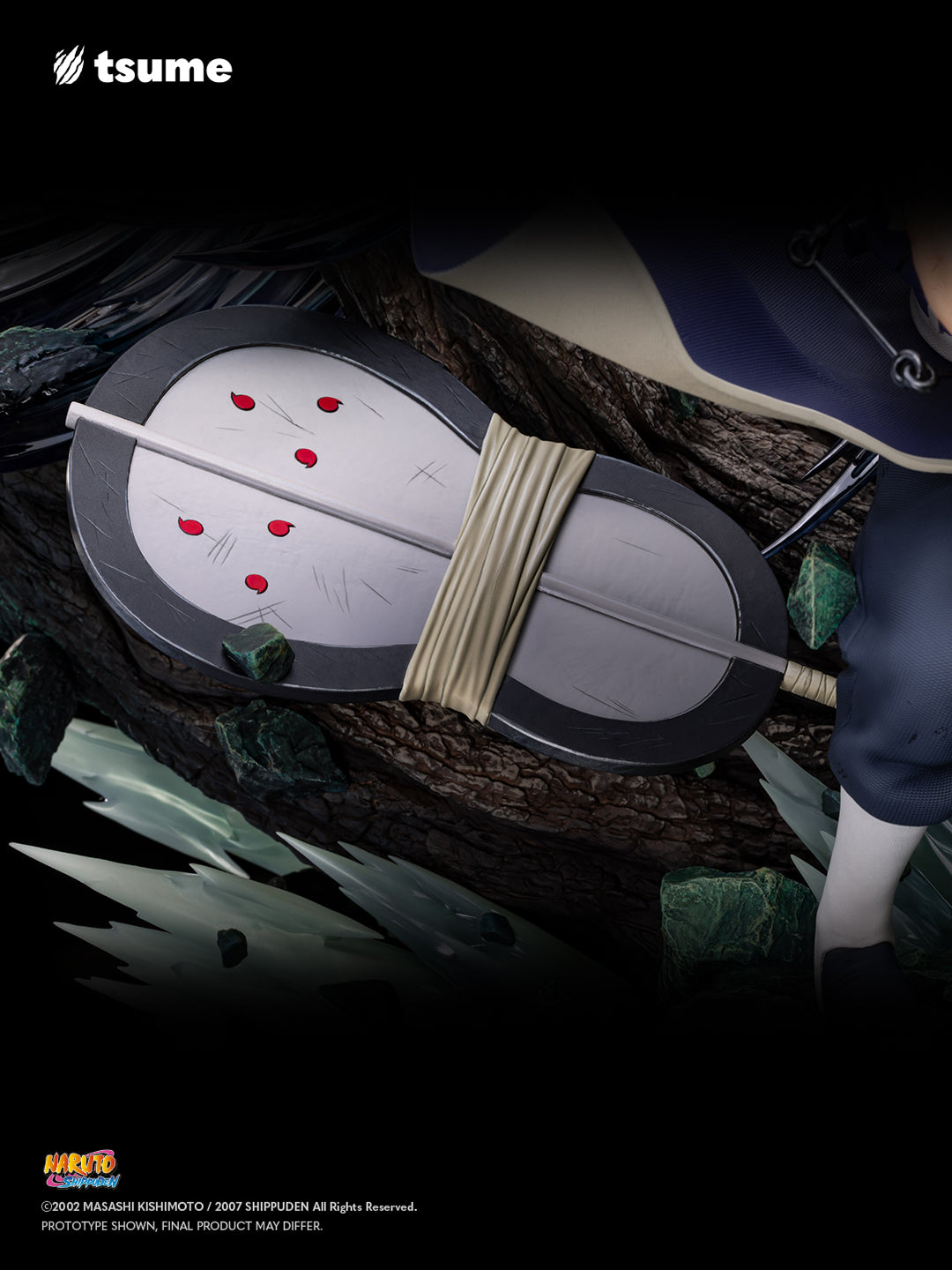 Statue Tsume Obito Uchiha Ultra HQS détails arme Gunbai textures résine premium 1/6 Naruto