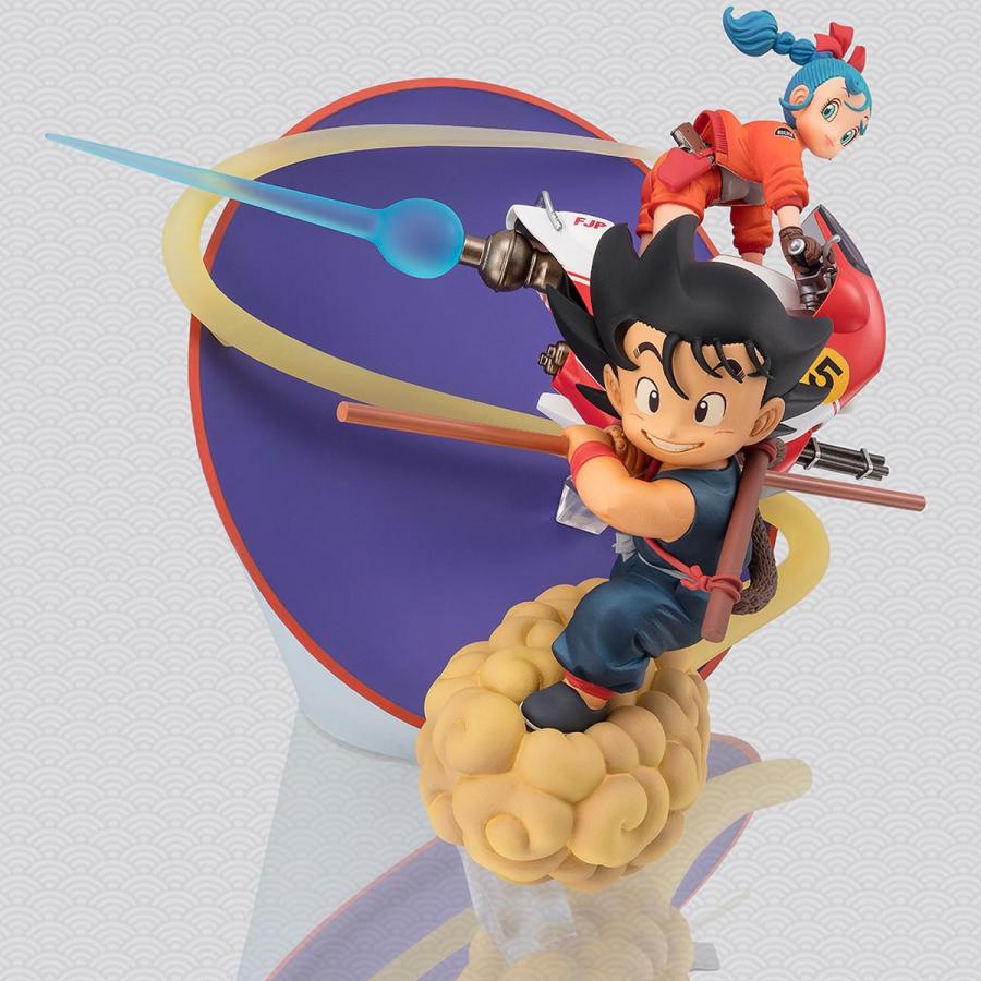 Figurine Dragon Ball Son Goku & Bulma Figuarts Zero vue avant