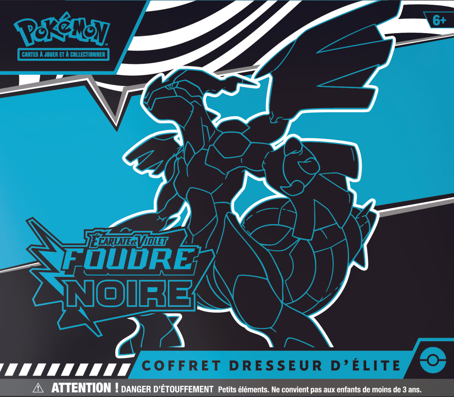 Pokemon JCC : Coffret Dresseur d'Élite - ETB - Écarlate et Violet - EV 10.5 Foudre Noire - FR