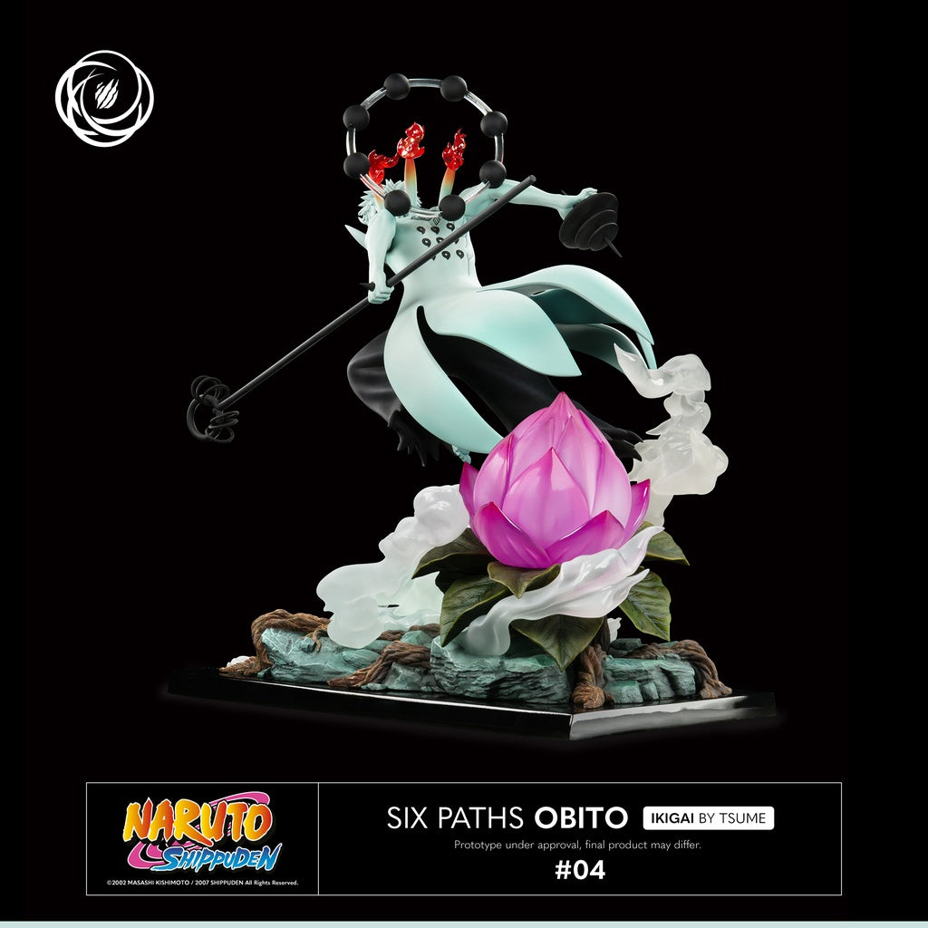 Détails statue Obito Jinchûriki du Jûbi avec orbes de Chakra Tsume