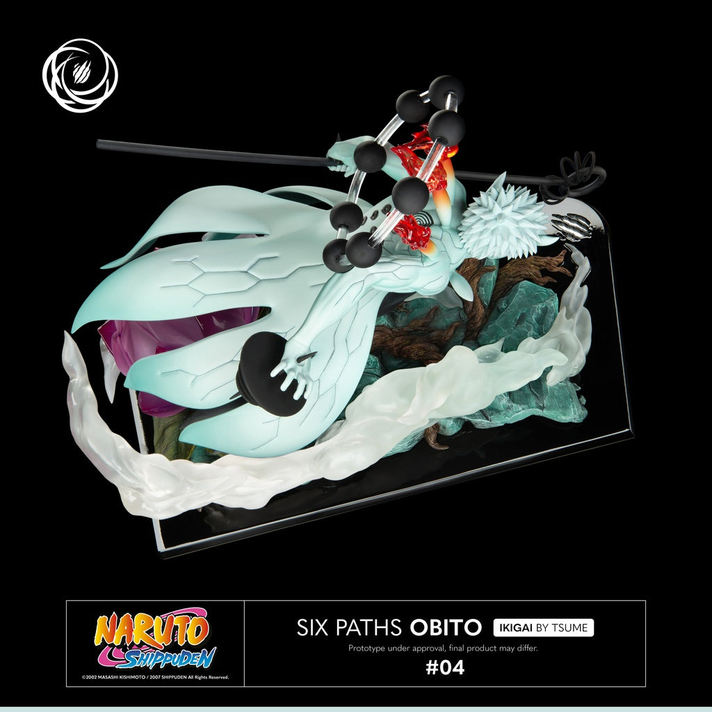 Statue Obito Jinchûriki du Jûbi vue dessus