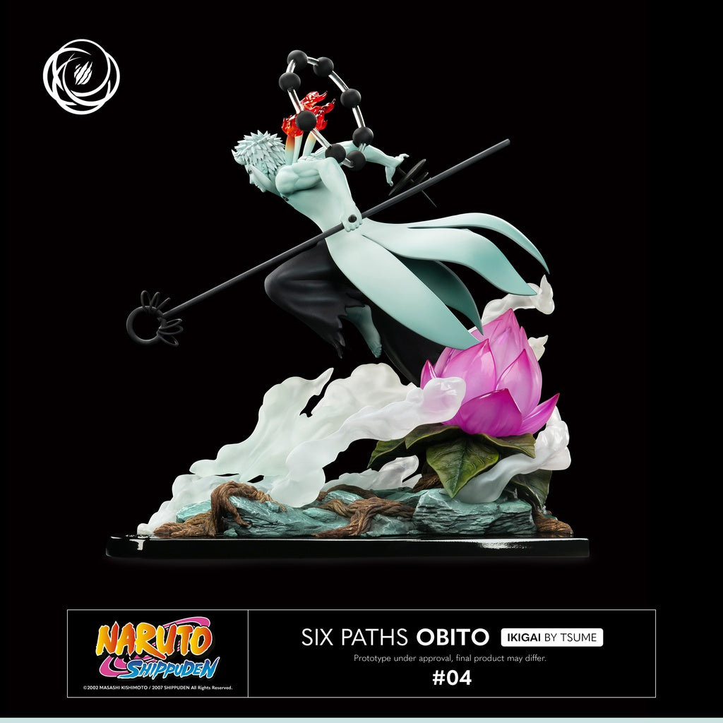 Vue d'ensemble statue résine Obito Six Paths 40cm hauteur Tsume