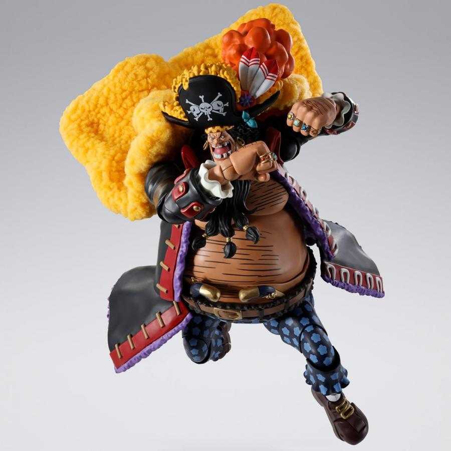 Contenu complet de la figurine Marshall D. Teach avec socle et pièces de rechange