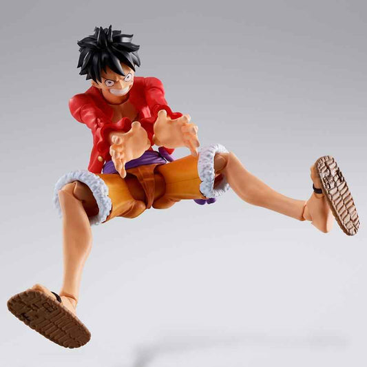 Image 7: Figurine Luffy Raid on Onigashima S.H.Figuarts Bandai - accessoires mains Haki Wano One Piece