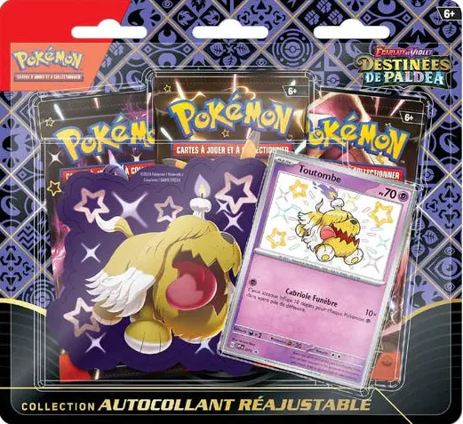 Tripack Toutombe Pokémon EV4.5 Destinées de Paldea cartes françaises Écarlate Violet
