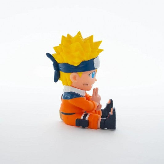 Tirelire Naruto Uzumaki - Vue de profil de la figurine en PVC haute qualité