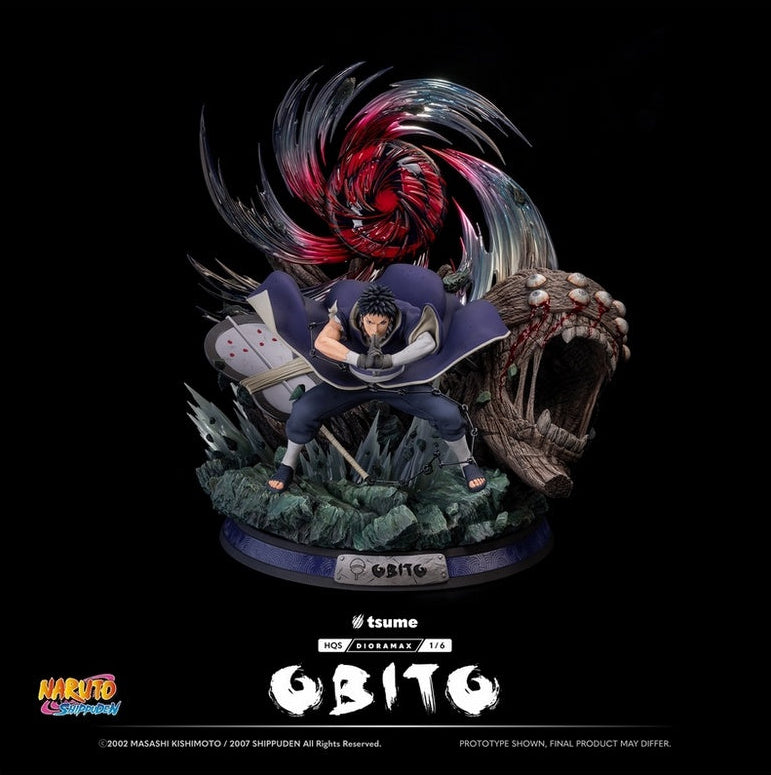 Statue Tsume Obito Uchiha Ultra HQS vue principale résine premium 1/6 Naruto Shippuden