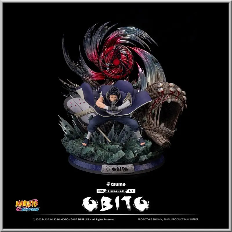 Statue Tsume Obito Uchiha Ultra HQS vue principale résine premium 1/6 Naruto Shippuden