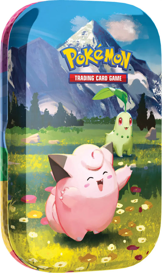 Mini-Tin Pokémon Méga-Évolution Héros Transcendants FR – boîte collector JCC avec 2 boosters