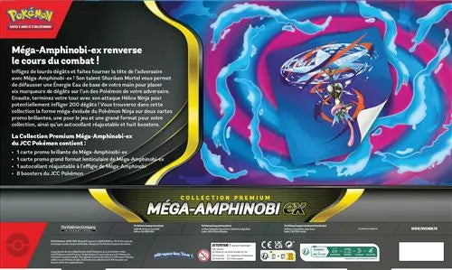 Coffret Collection Premium Méga-Amphinobi-ex - FRANCAIS - TCG Pokemon