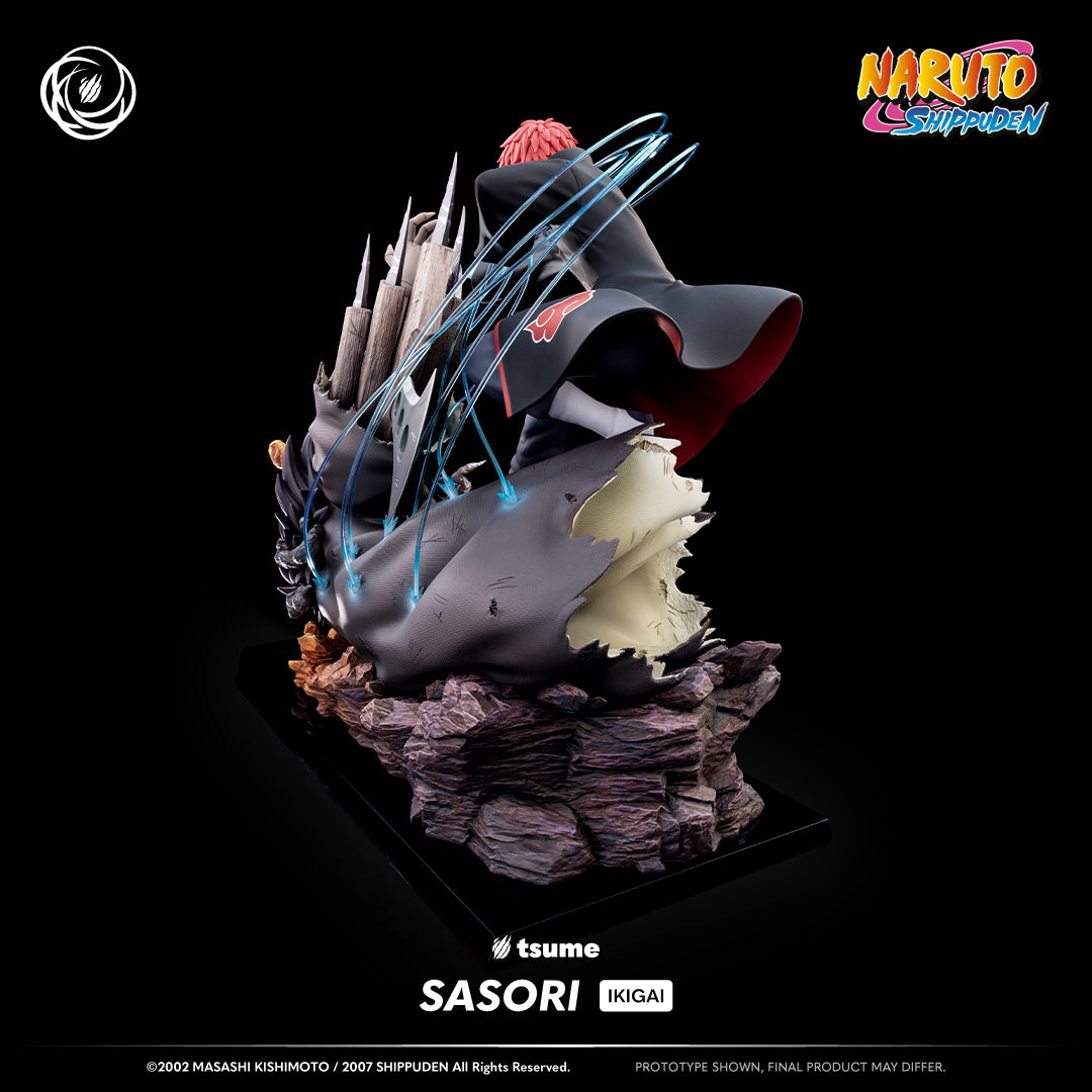 Statue Tsume Sasori Ikigai vue arrière résine 1/6 Naruto Shippuden