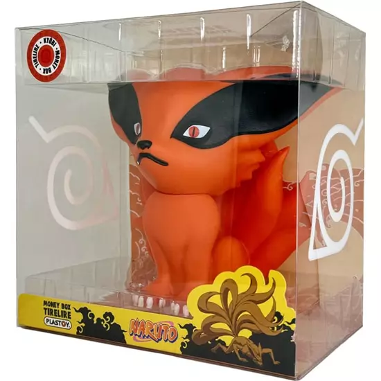 Tirelire Kyûbi avec packaging et boîte de présentation officielle - Idéale pour offrir