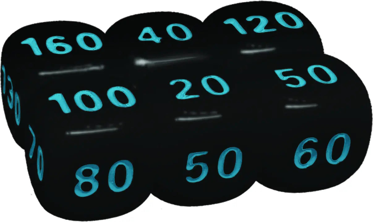 Dés compteurs de dégâts Pokémon du coffret Foudre Noire