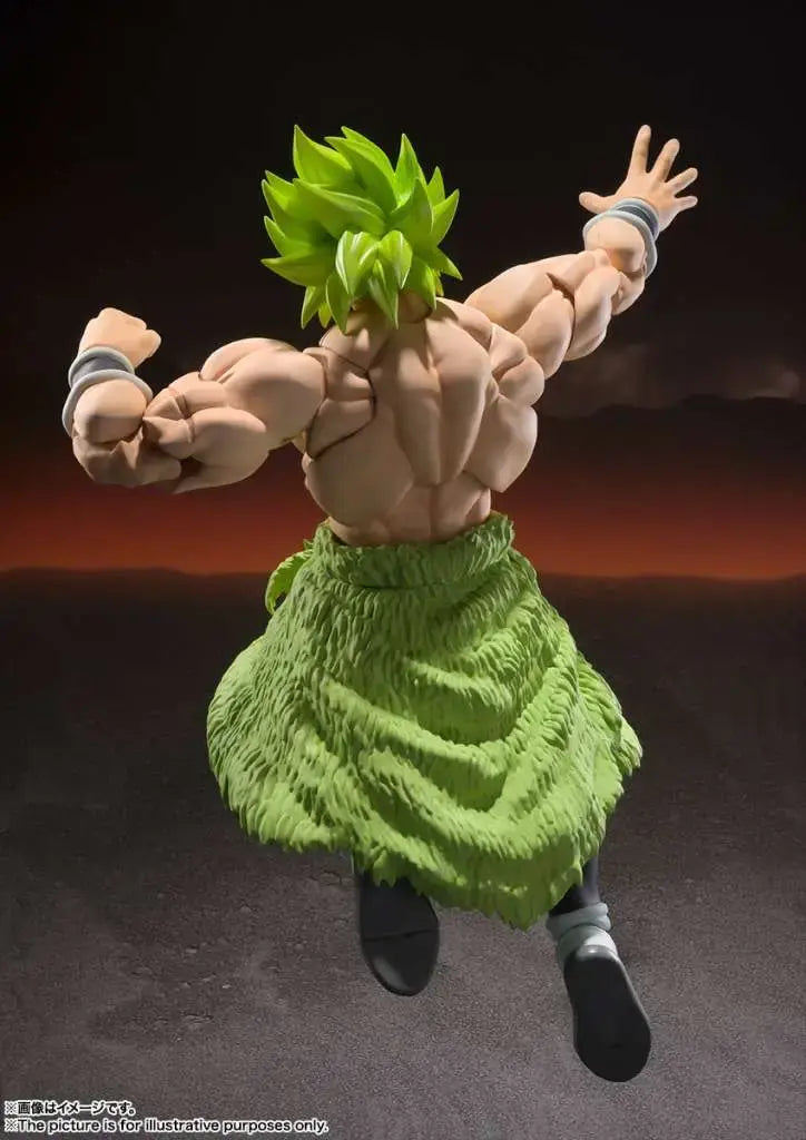 Broly Fullpower SH Figuarts Dragon Ball Super sculpture détaillée muscles
