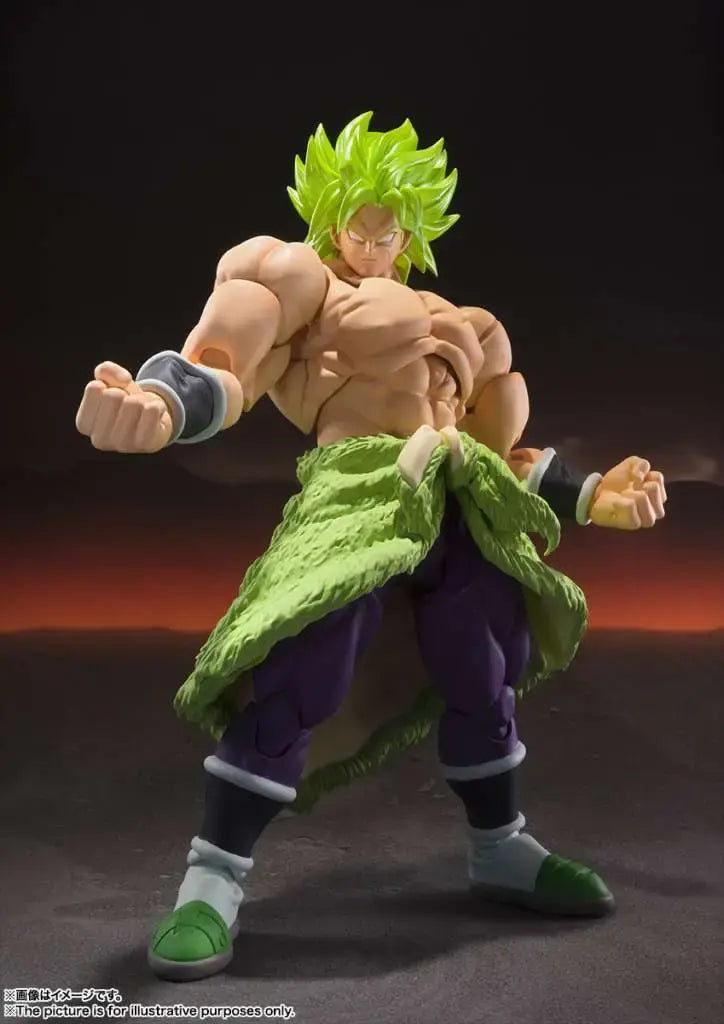 SH Figuarts Broly articulé posable Dragon Ball Super qualité Bandai premium