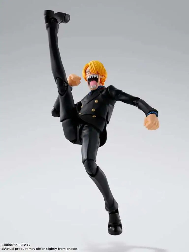 Figurine Sanji Jambe Noire en pose de combat – S.H.Figuarts One Piece East Blue re-run