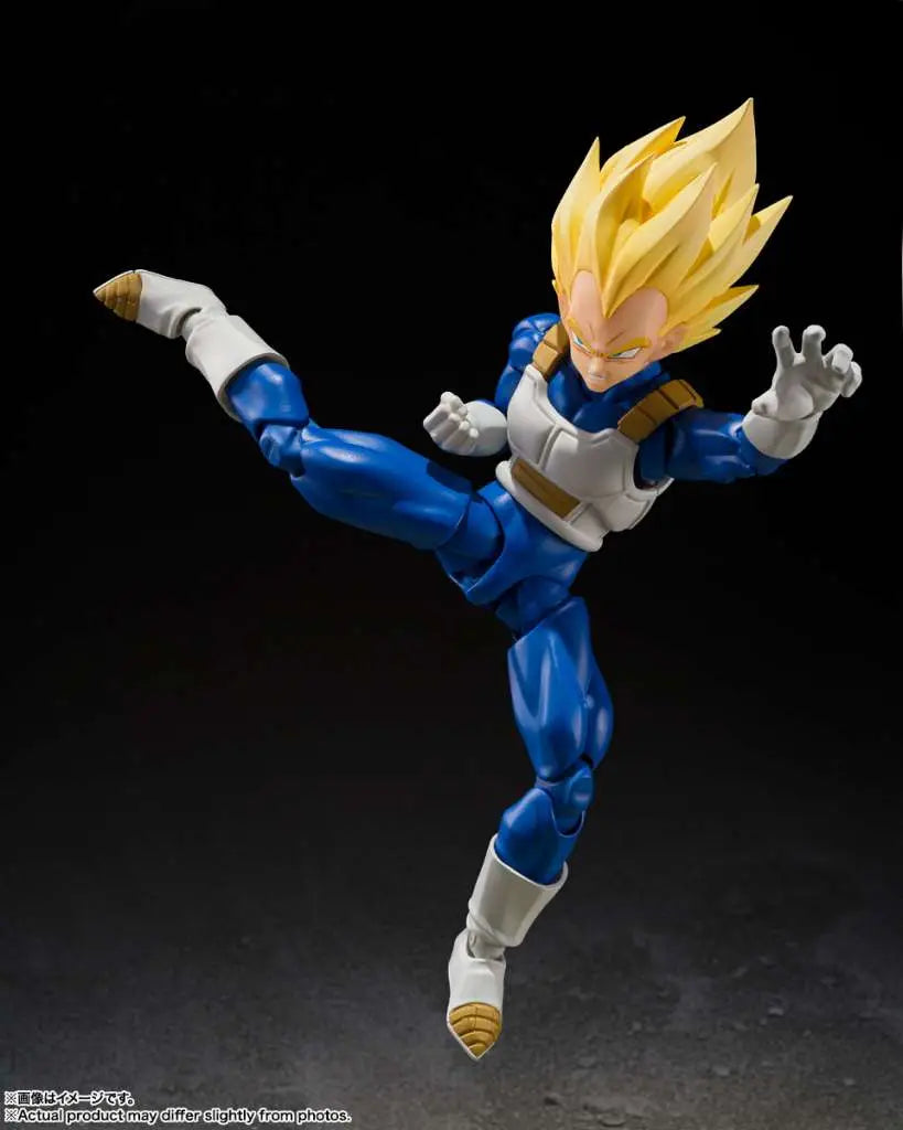 Figurine Vegeta S.H.Figuarts DBZ – 3 visages et 4 paires de mains interchangeables