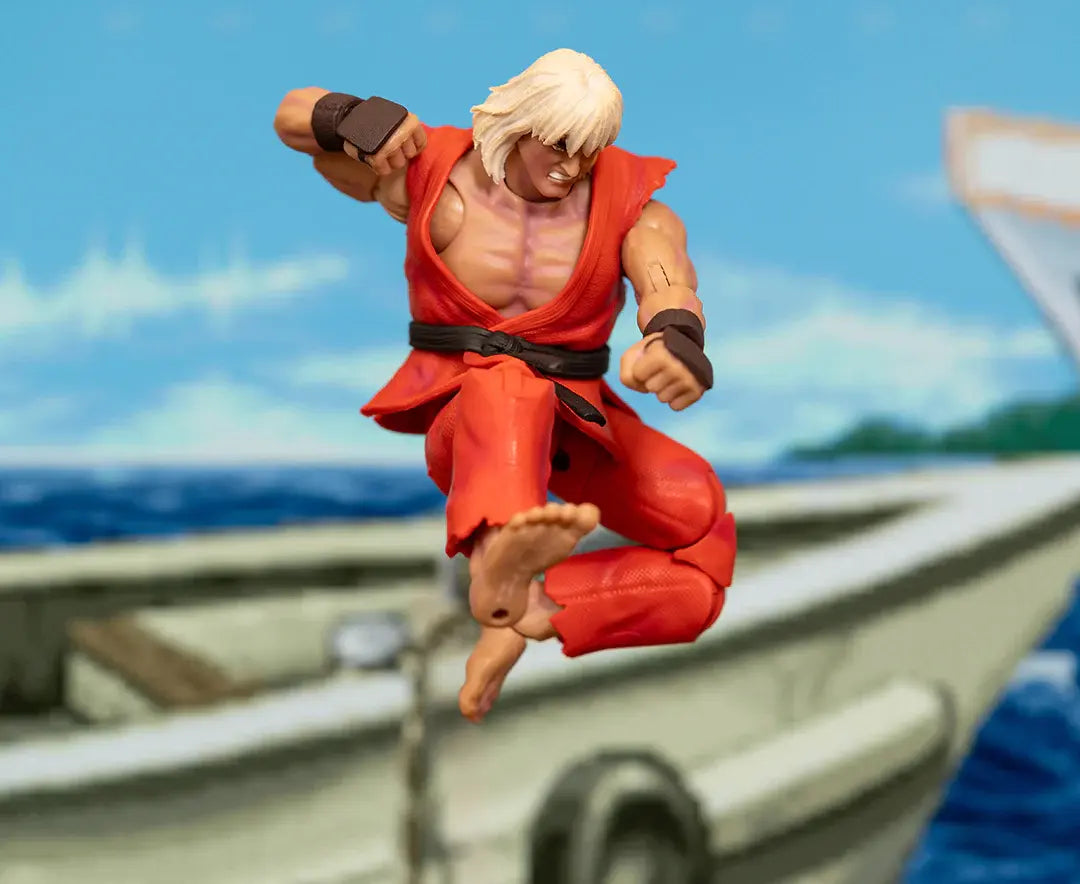 Figurine Street Fighter 2 Violent Ken - Détails des 25 points d'articulation