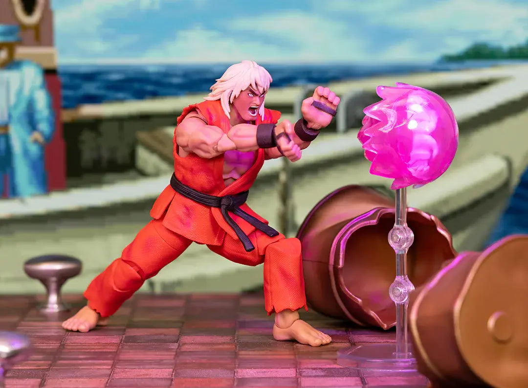 Violent Ken Street Fighter 2 Jada Toys - Détails de la figurine 15cm avec articulations