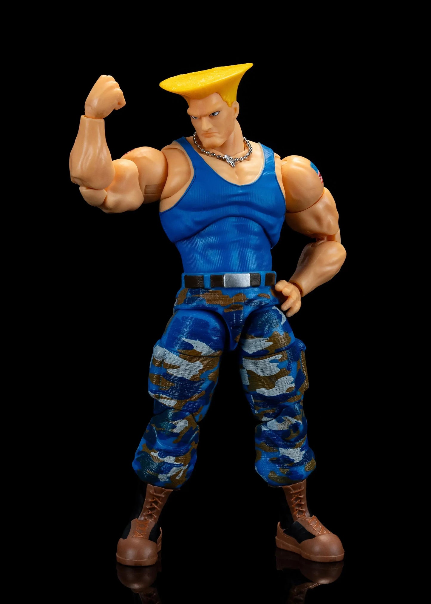 Figurine Street Fighter 2 Guile Player 2 Variant échelle 1:12 Jada Toys avec boîte collector arcade