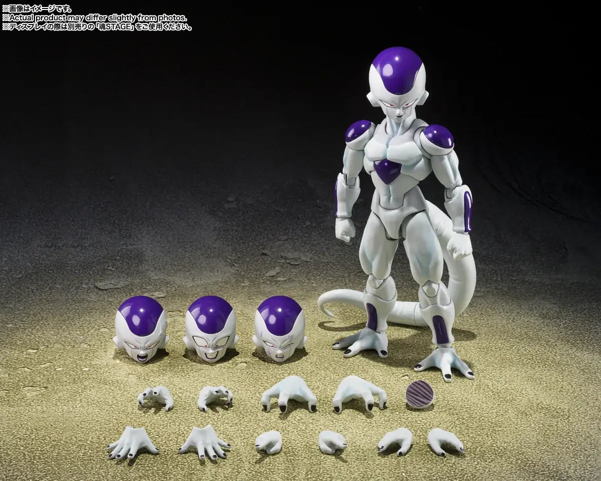 Accessoires figurine Frieza S.H.Figuarts – mains et visages interchangeables Dragon Ball Z