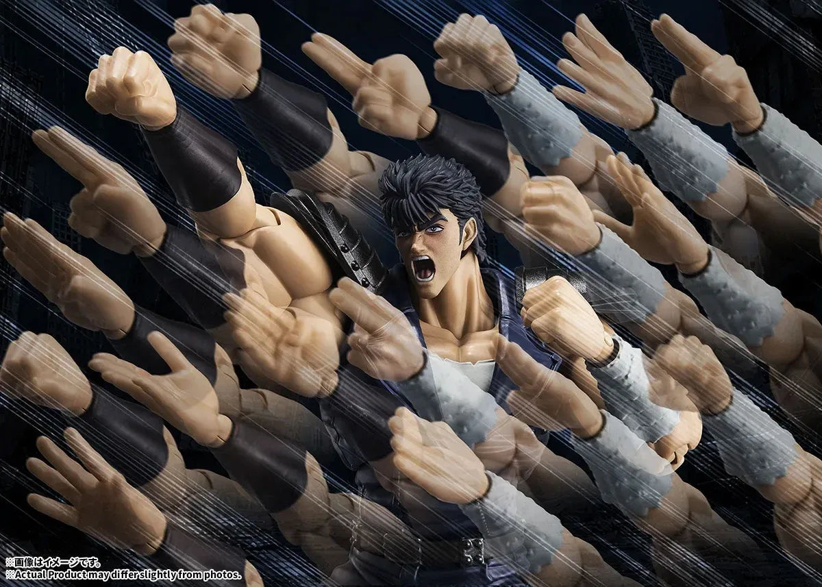 Mains interchangeables Kenshiro S.H.Figuarts - 5 paires poses dynamiques Hokuto No Ken